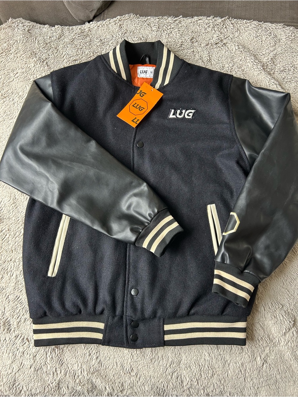 LUG “Keep the dream alive” Varsity Bomber Jacket